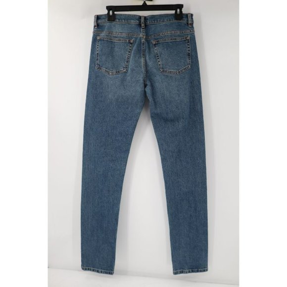 A.P.C. Blue Slim Straight Jeans Versatile Denim - Picture 5 of 12